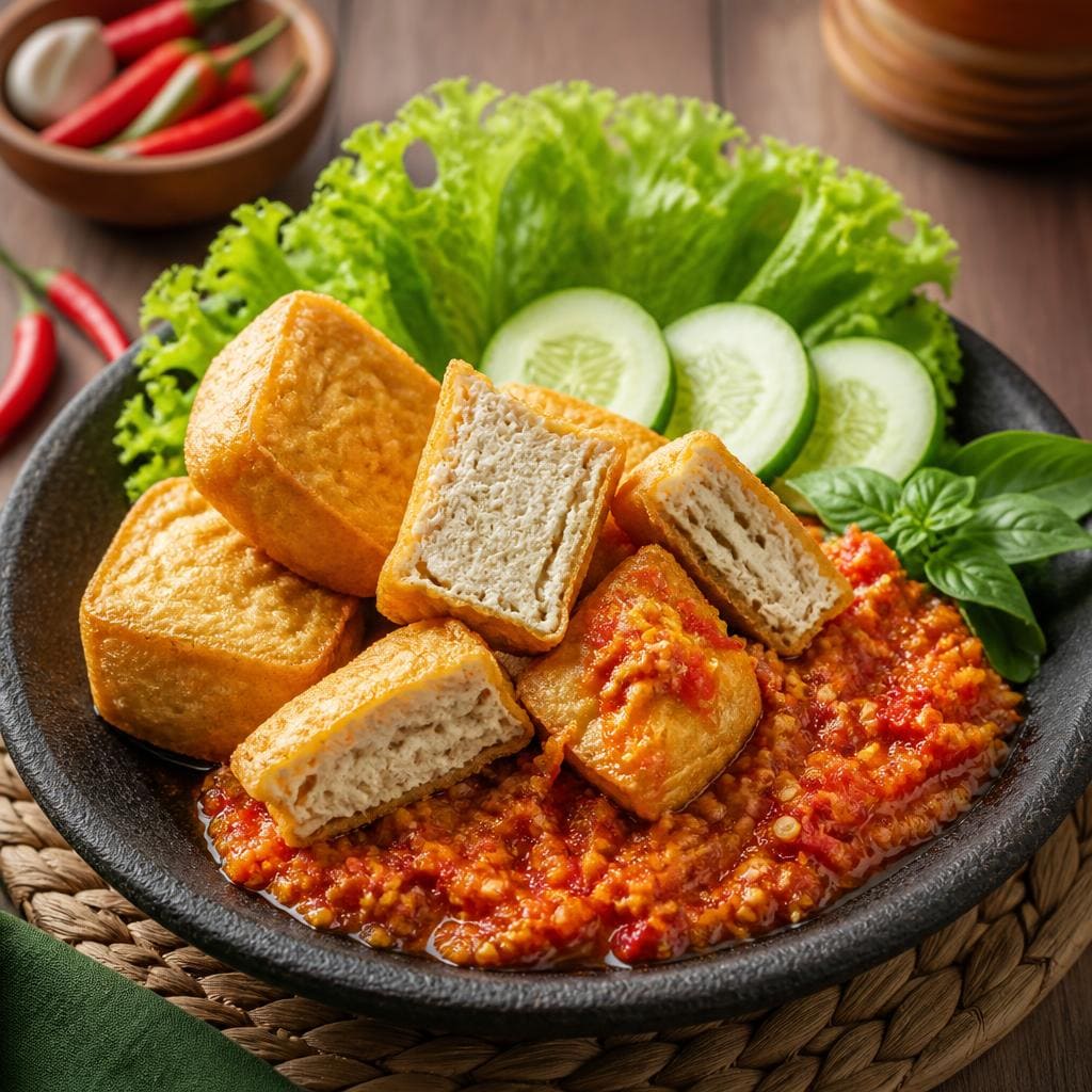 Tahu Goreng Penyet